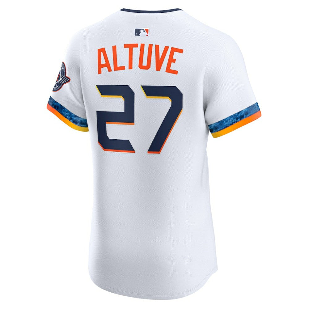 Jose Altuve Houston Astros 2025 City Connect Elite Player Jersey White