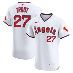 Mike Trout Los Angeles Angels Alternate 2 Elite Jersey White