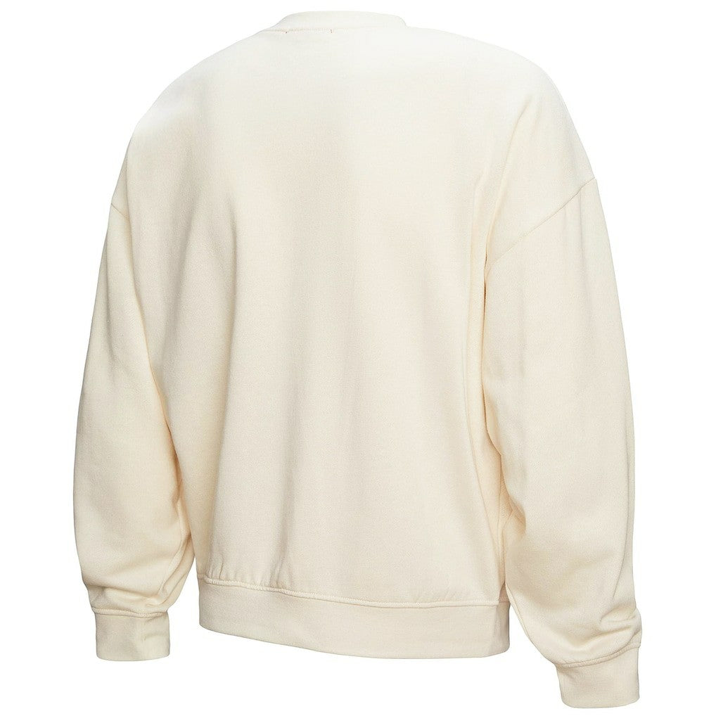 Philadelphia 76ers Women's Brush Bucket Pullover Sweatshirt - Cream sale
