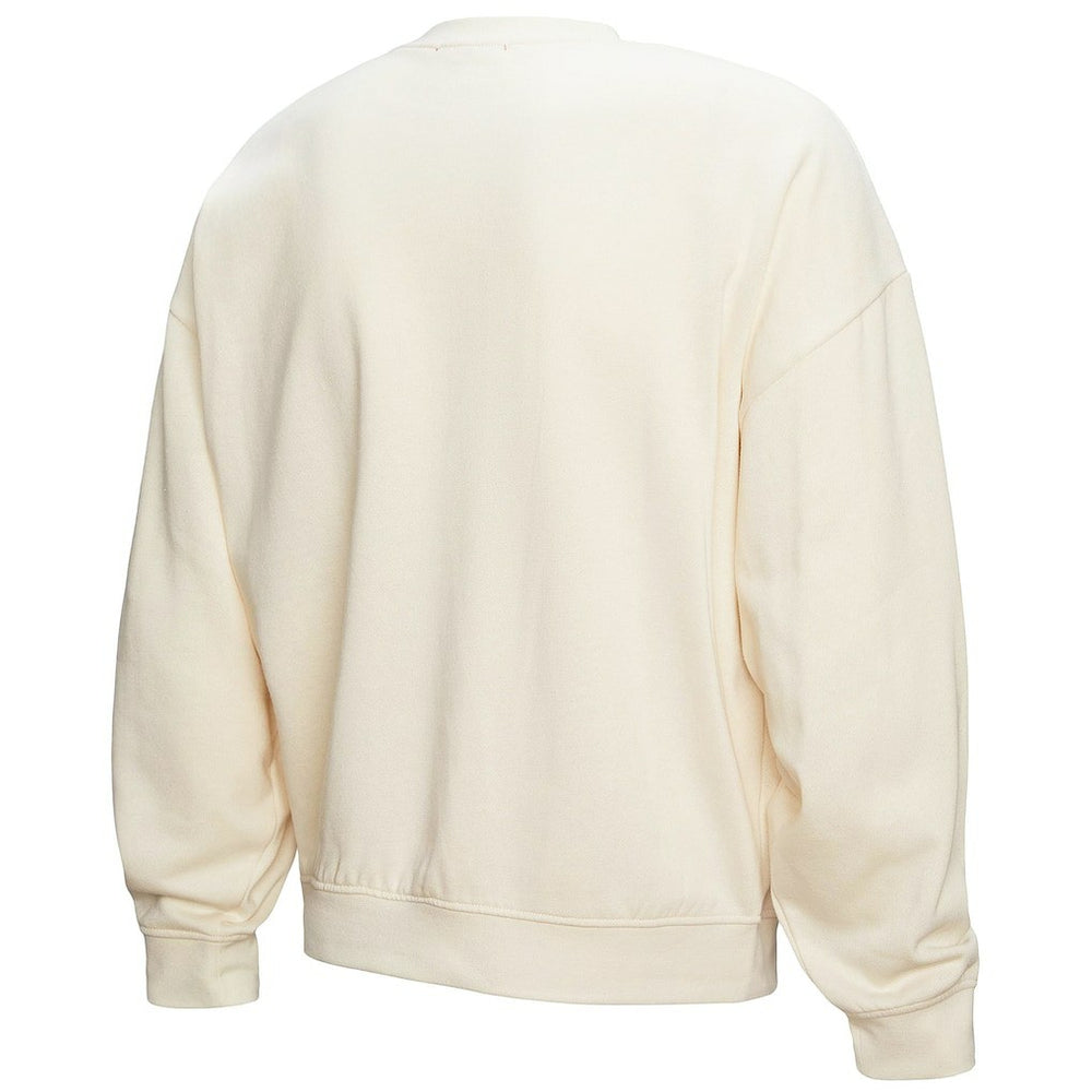 Philadelphia 76ers Women's Brush Bucket Pullover Sweatshirt - Cream sale