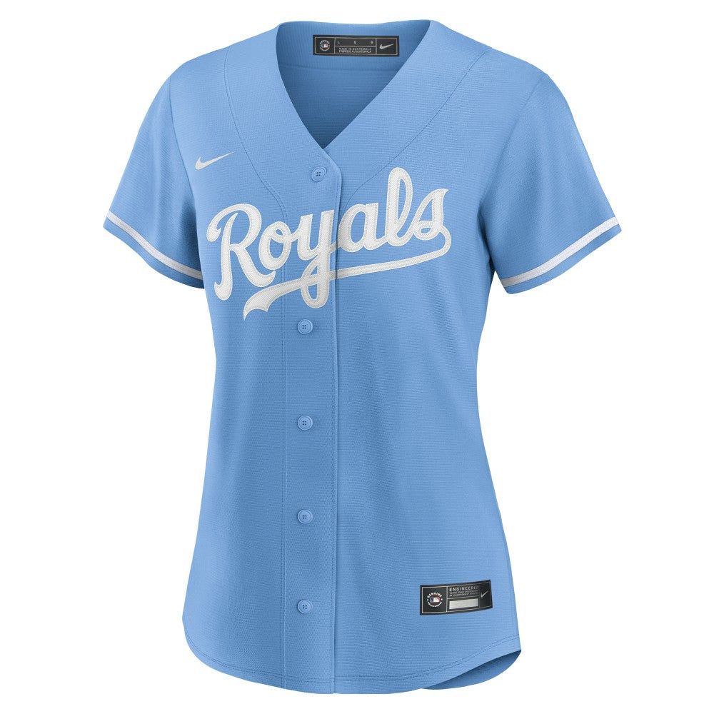 Bobby Witt Jr. Kansas City Royals Women's Alternate Replica Player Jersey Light Blue