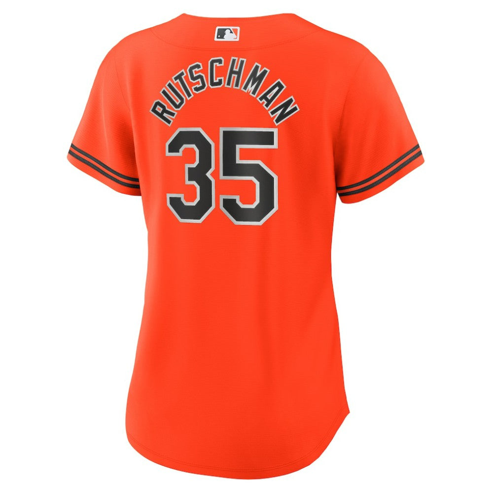 Adley Rutschman Baltimore Orioles Women's Alternate Replica Player Jersey Orange