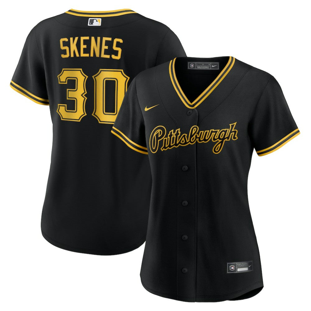 Paul Skenes Pittsburgh Pirates Women's Alternate Replica Player Jersey Black