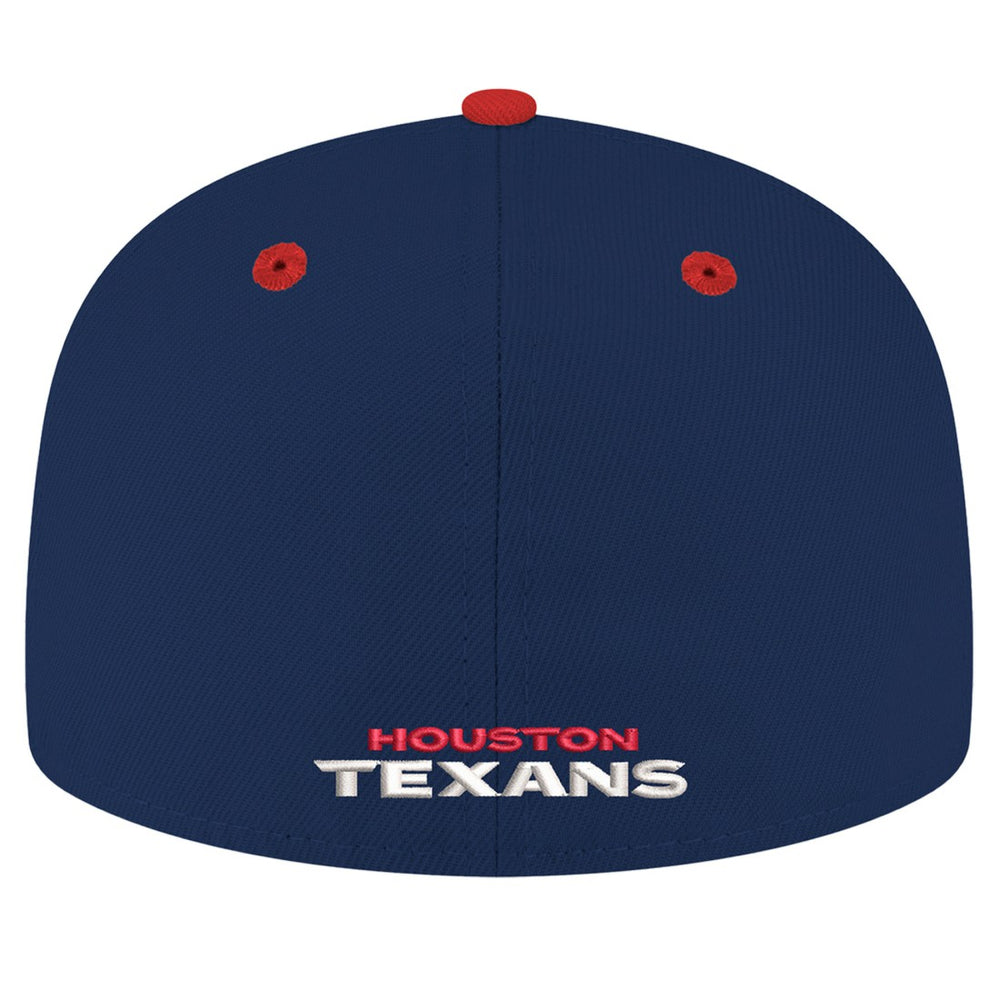 Houston Texans New Era Flipside Two-Tone 59FIFTY Fitted Hat - Navy/Red sale