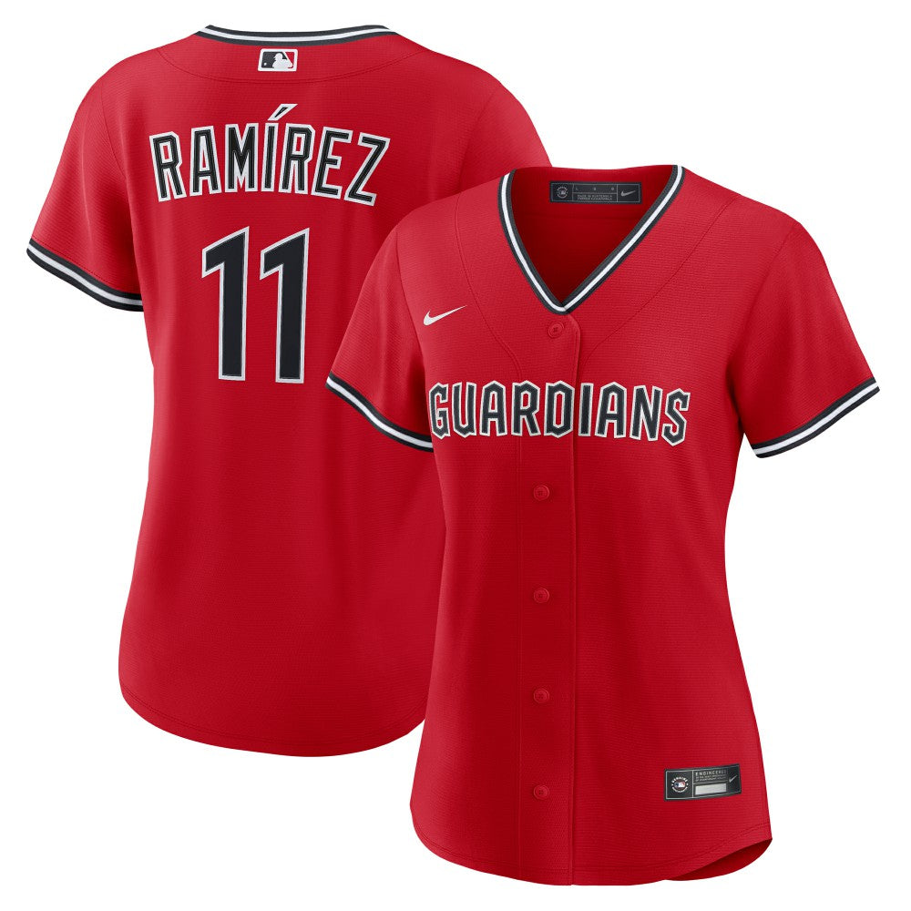 José Ramírez Cleveland Guardians Women's Alternate 2 Replica Jersey Red