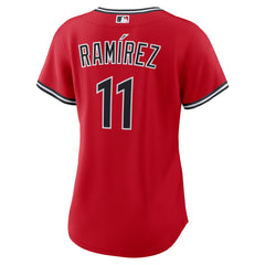 José Ramírez Cleveland Guardians Women's Alternate 2 Replica Jersey Red