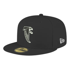 Atlanta Falcons New Era Omaha Throwback 59FIFTY Fitted Hat - Black discount