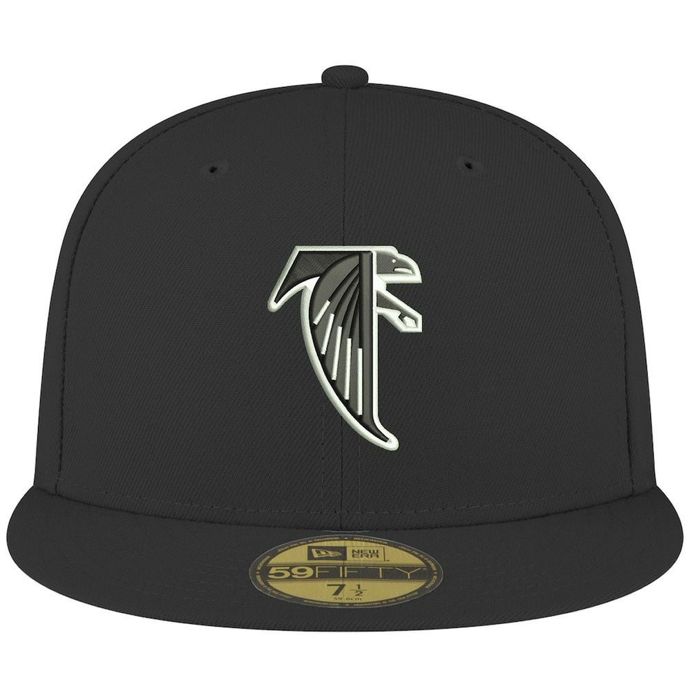 Atlanta Falcons New Era Omaha Throwback 59FIFTY Fitted Hat - Black discount