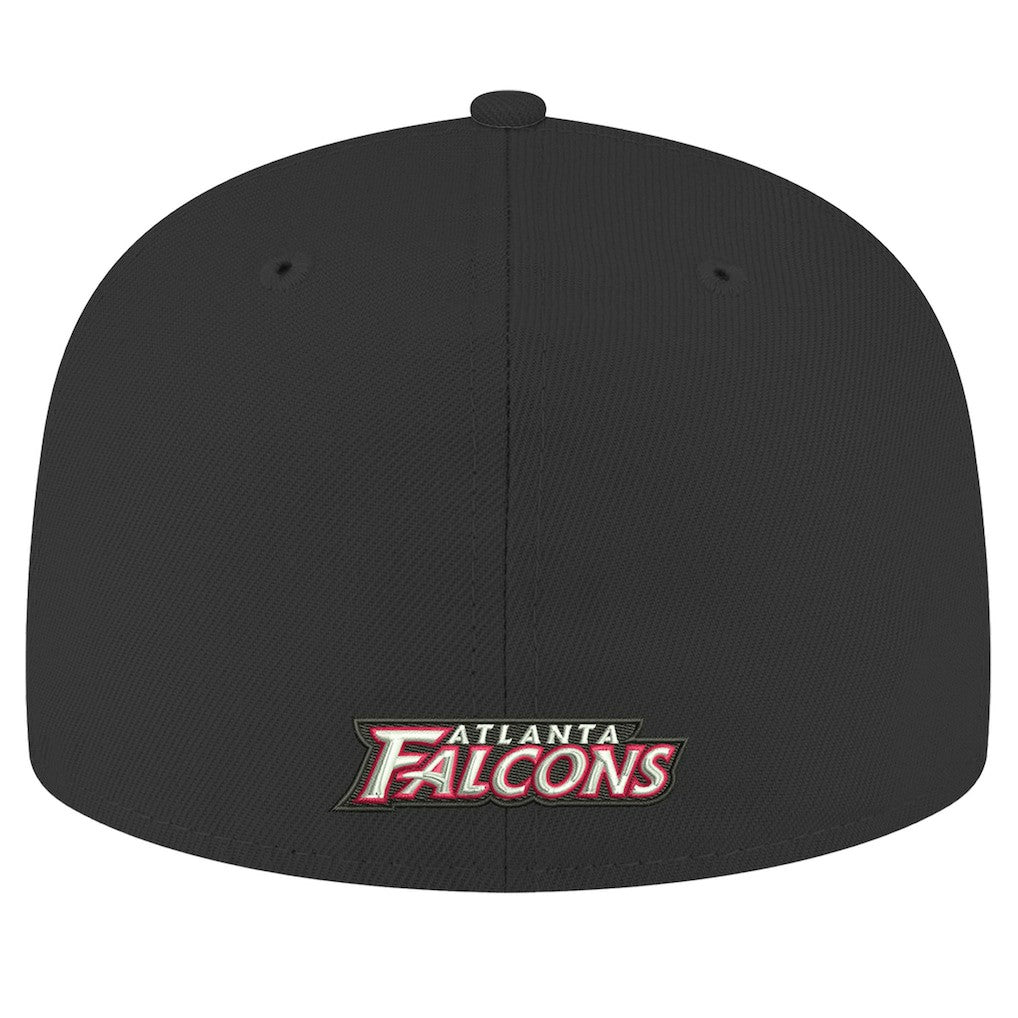 Atlanta Falcons New Era Omaha Throwback 59FIFTY Fitted Hat - Black discount