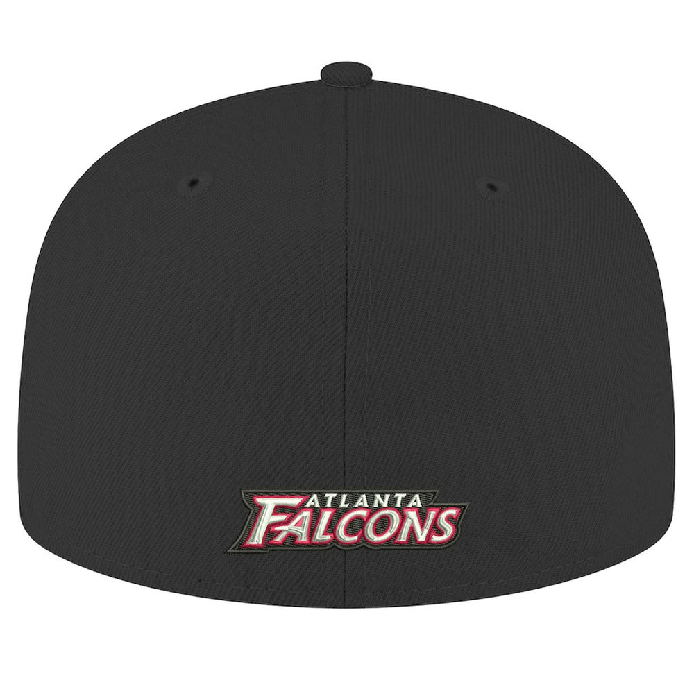 Atlanta Falcons New Era Omaha Throwback 59FIFTY Fitted Hat - Black discount
