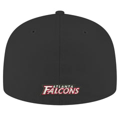 Atlanta Falcons New Era Omaha Throwback 59FIFTY Fitted Hat - Black discount