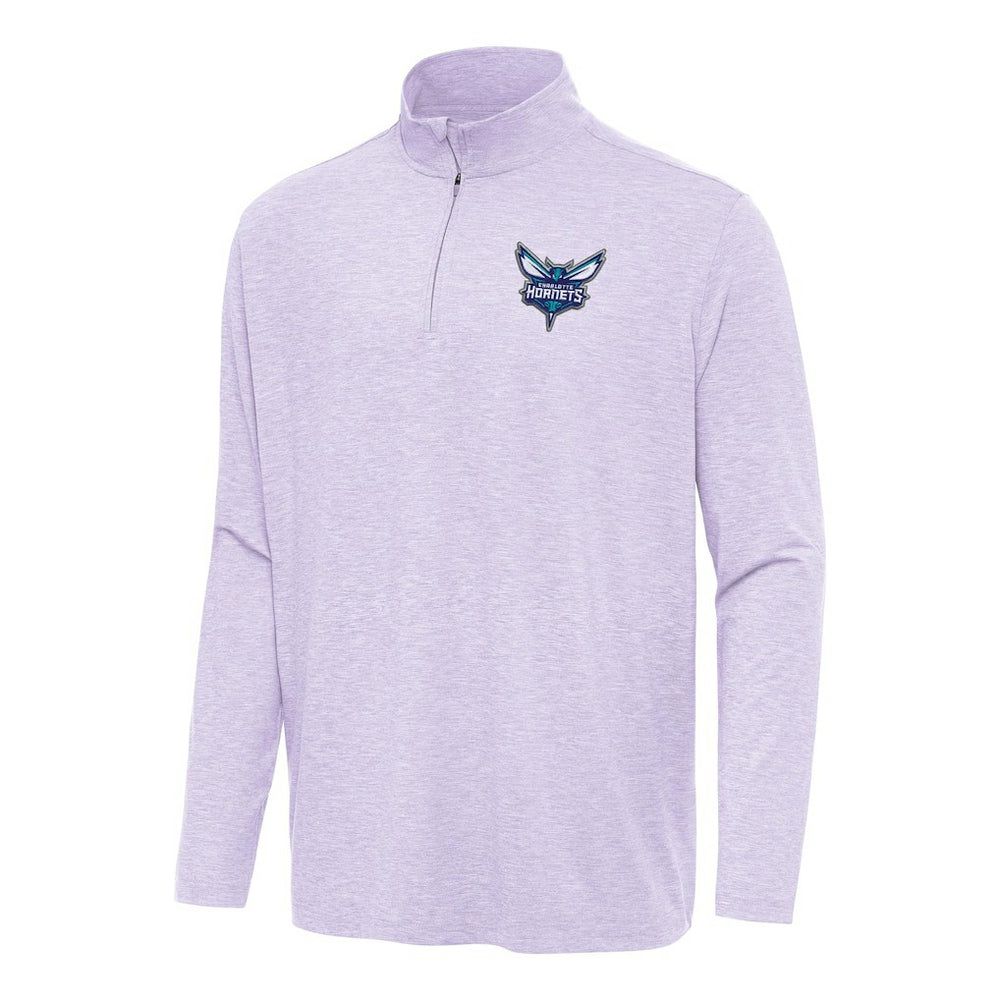 Charlotte Hornets Antigua Hunk Quarter-Zip Top - Lavender for sale