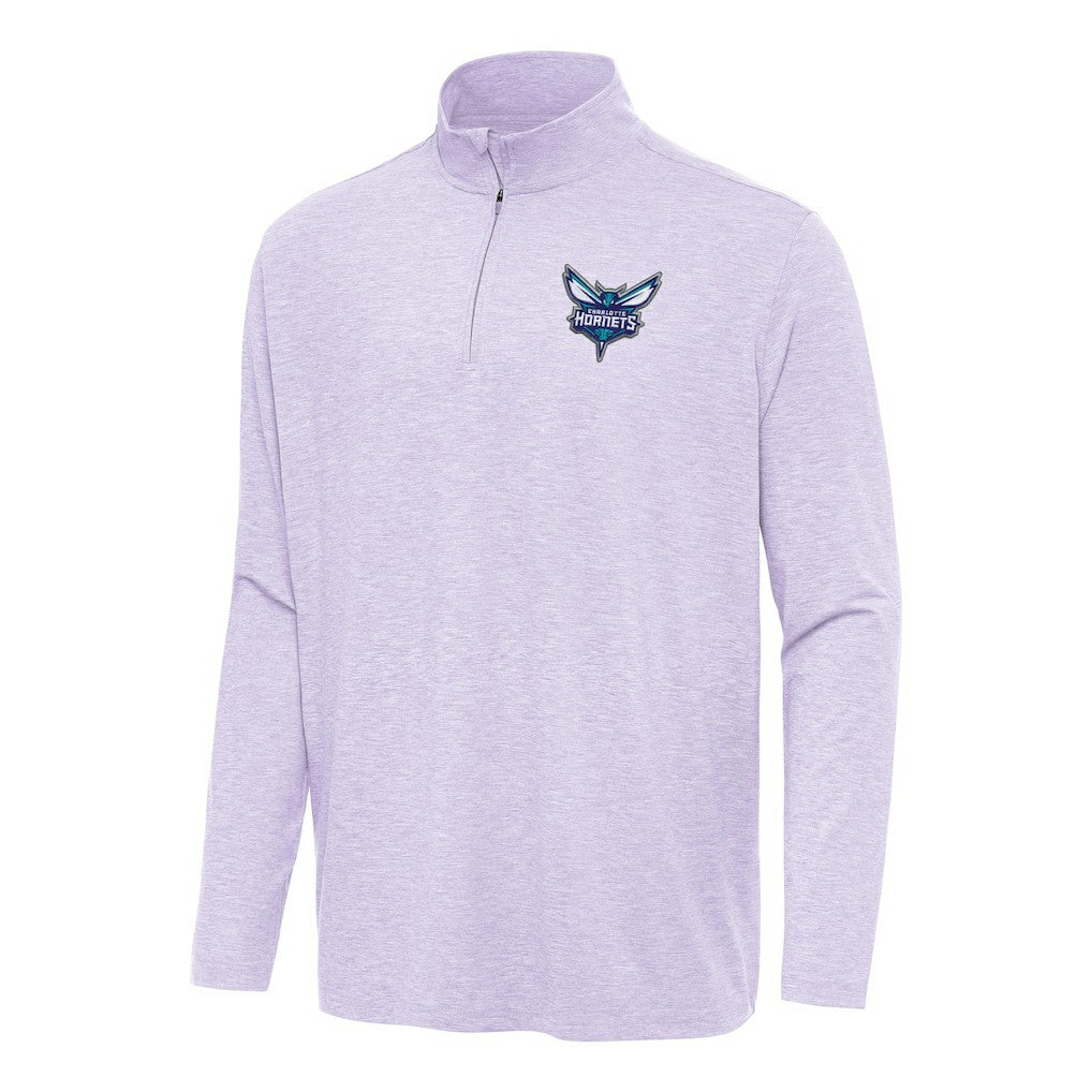 Charlotte Hornets Antigua Hunk Quarter-Zip Top - Lavender for sale