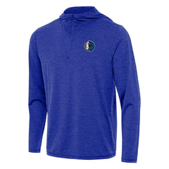 Dallas Mavericks Antigua Tidy Quarter-Zip Hoodie sale - Heather Royal online