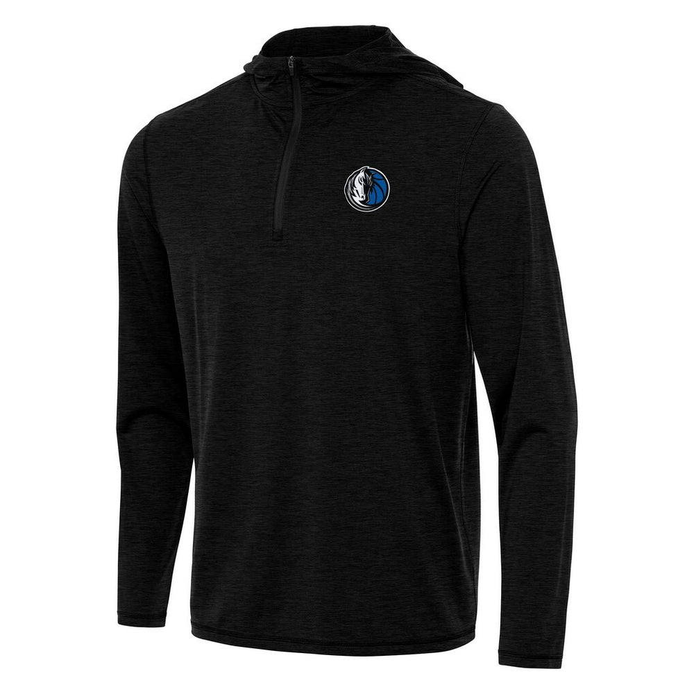Dallas Mavericks Antigua Tidy Quarter-Zip Hoodie sale - Heather Black discount