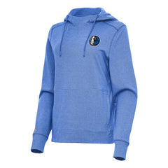 Dallas Mavericks Antigua Women's Justice Pullover Hoodie sale - Heather Blue online
