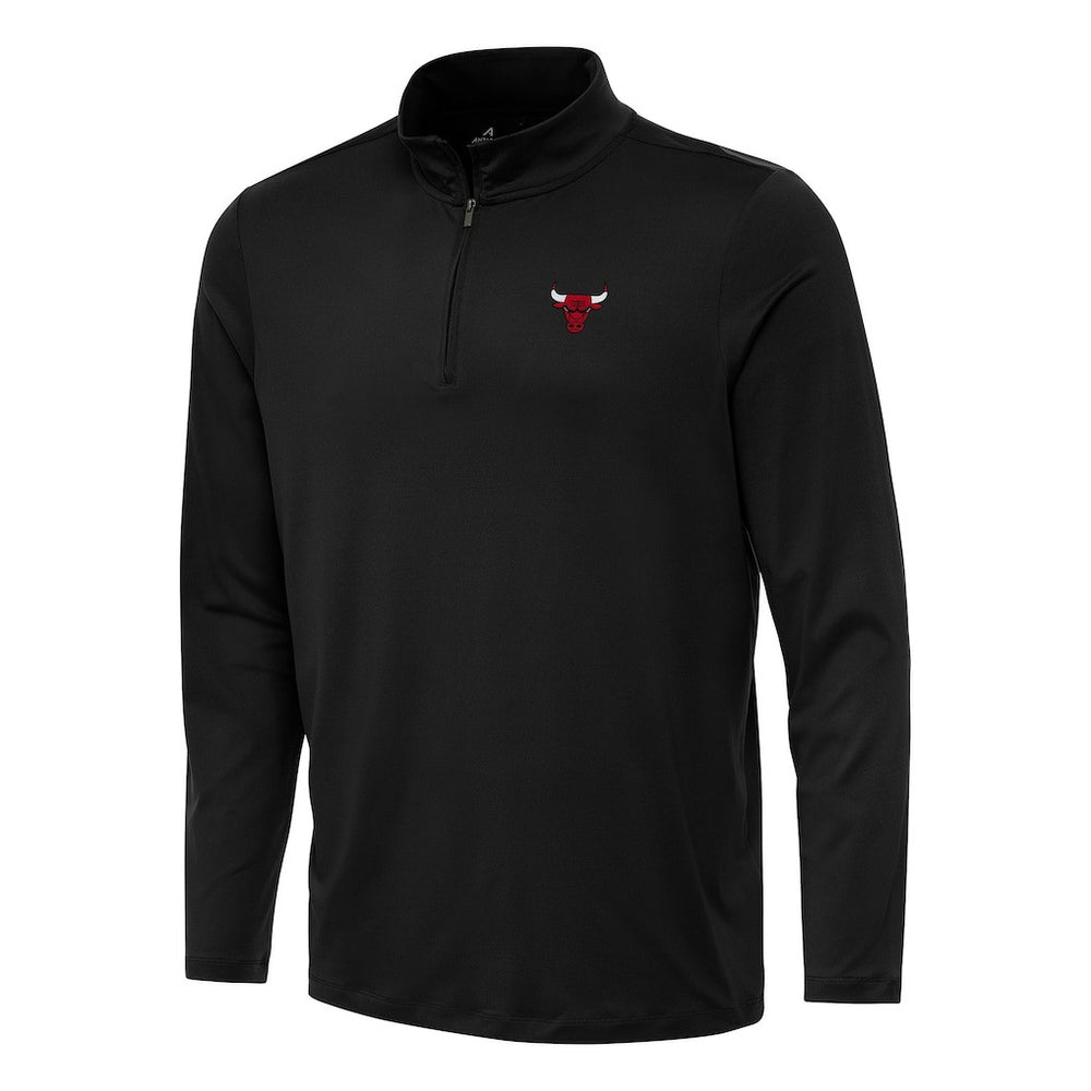 Chicago Bulls Antigua Reprocess Quarter-Zip Top - Black online