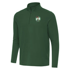 Boston Celtics Antigua Intent Quarter-Zip Top - Hunter Green online