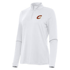 Cleveland Cavaliers Antigua Women's Reprocess Quarter-Zip Top sale - White online