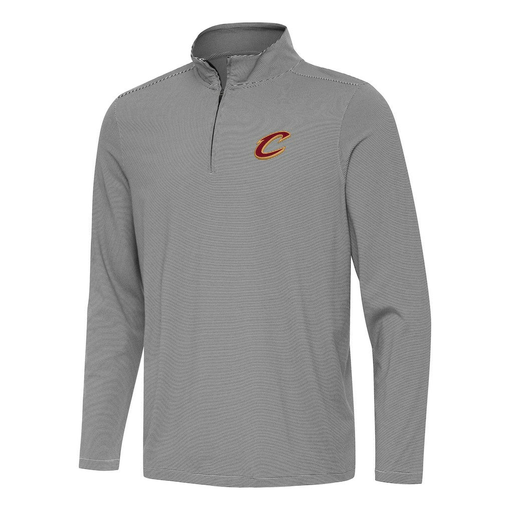 Cleveland Cavaliers Antigua Twine Quarter-Zip Top sale - Black shop