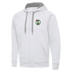 Boston Celtics Antigua Big & Tall Victory Full-Zip Hoodie Jacket - White discount
