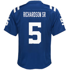 Anthony Richardson Sr. Indianapolis Colts Youth Game Jersey - Royal outlet