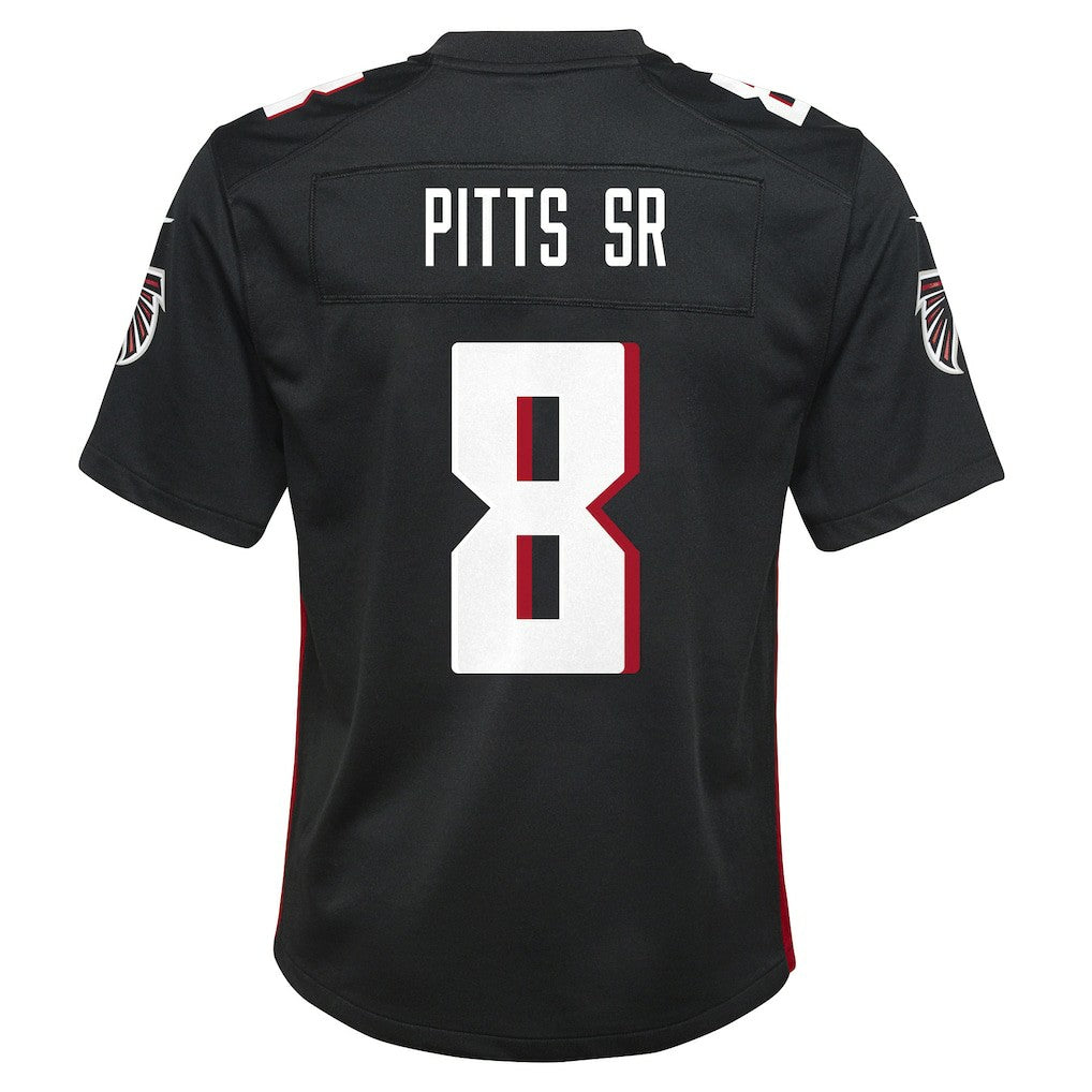 Kyle Pitts Sr. Atlanta Falcons Youth Game Jersey - Black on sale