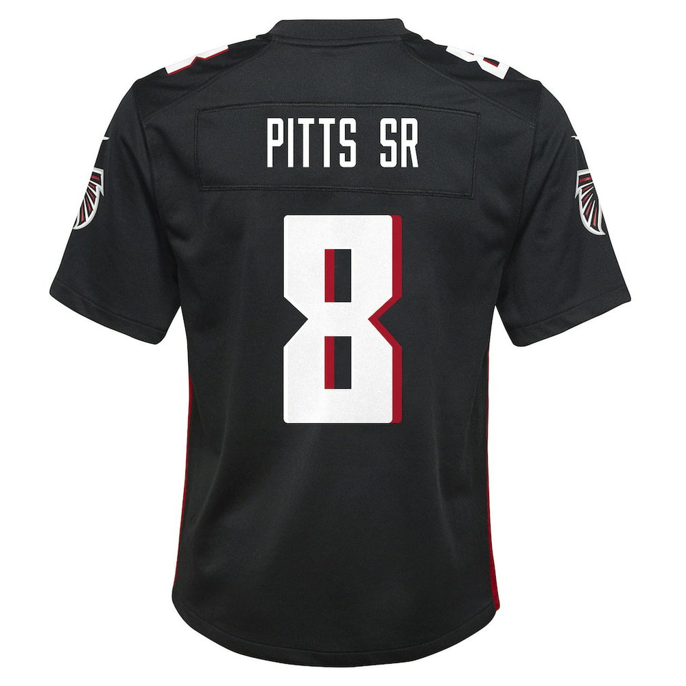 Kyle Pitts Sr. Atlanta Falcons Youth Game Jersey - Black on sale