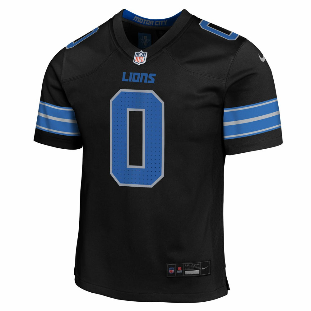 Jahmyr Gibbs Detroit Lions Youth Game Jersey - Black sale