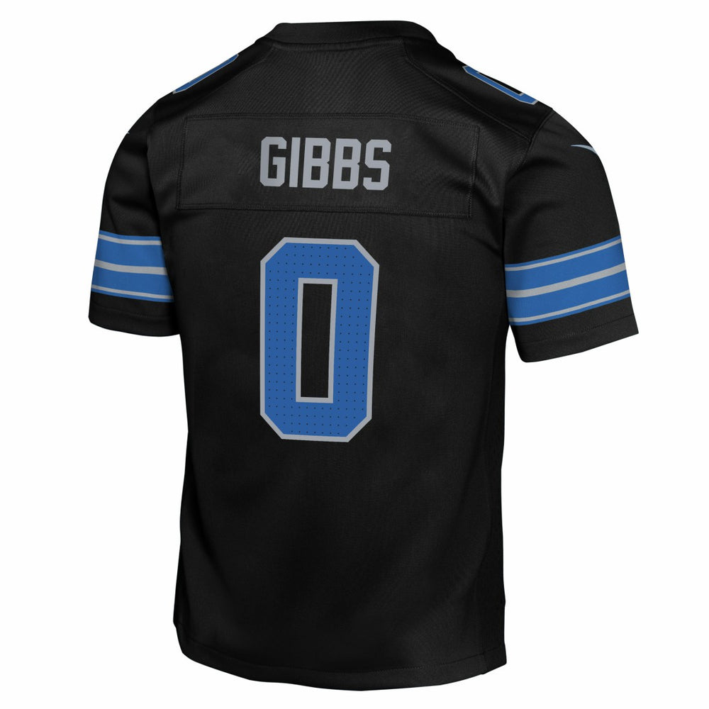 Jahmyr Gibbs Detroit Lions Youth Game Jersey - Black sale