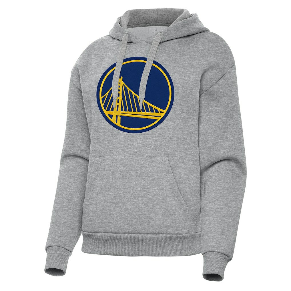 Golden State Warriors Antigua Women's Victory Pullover Hoodie sale - Heather Gray outlet