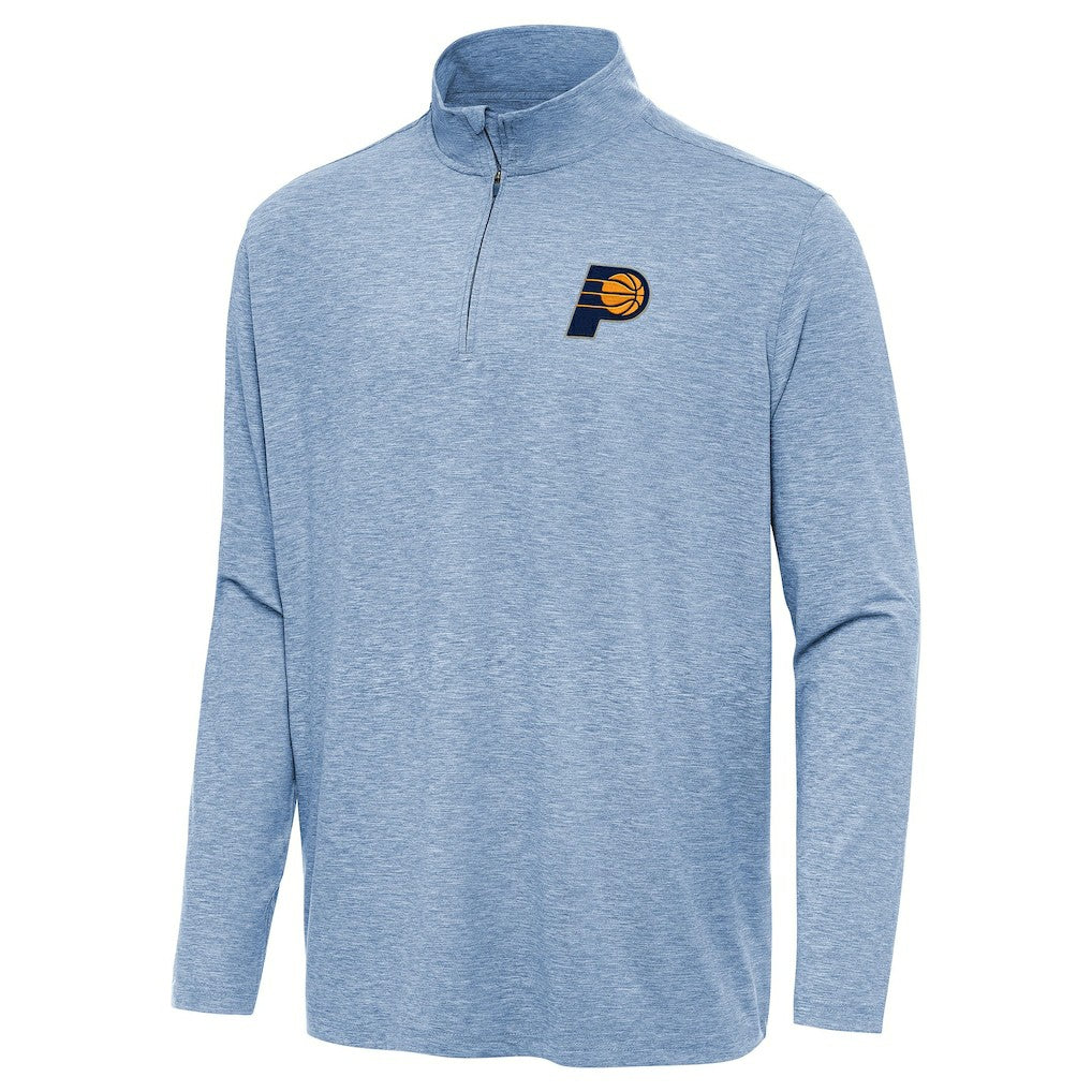 Indiana Pacers Antigua Hunk Quarter-Zip Top - Heather Aqua cheap