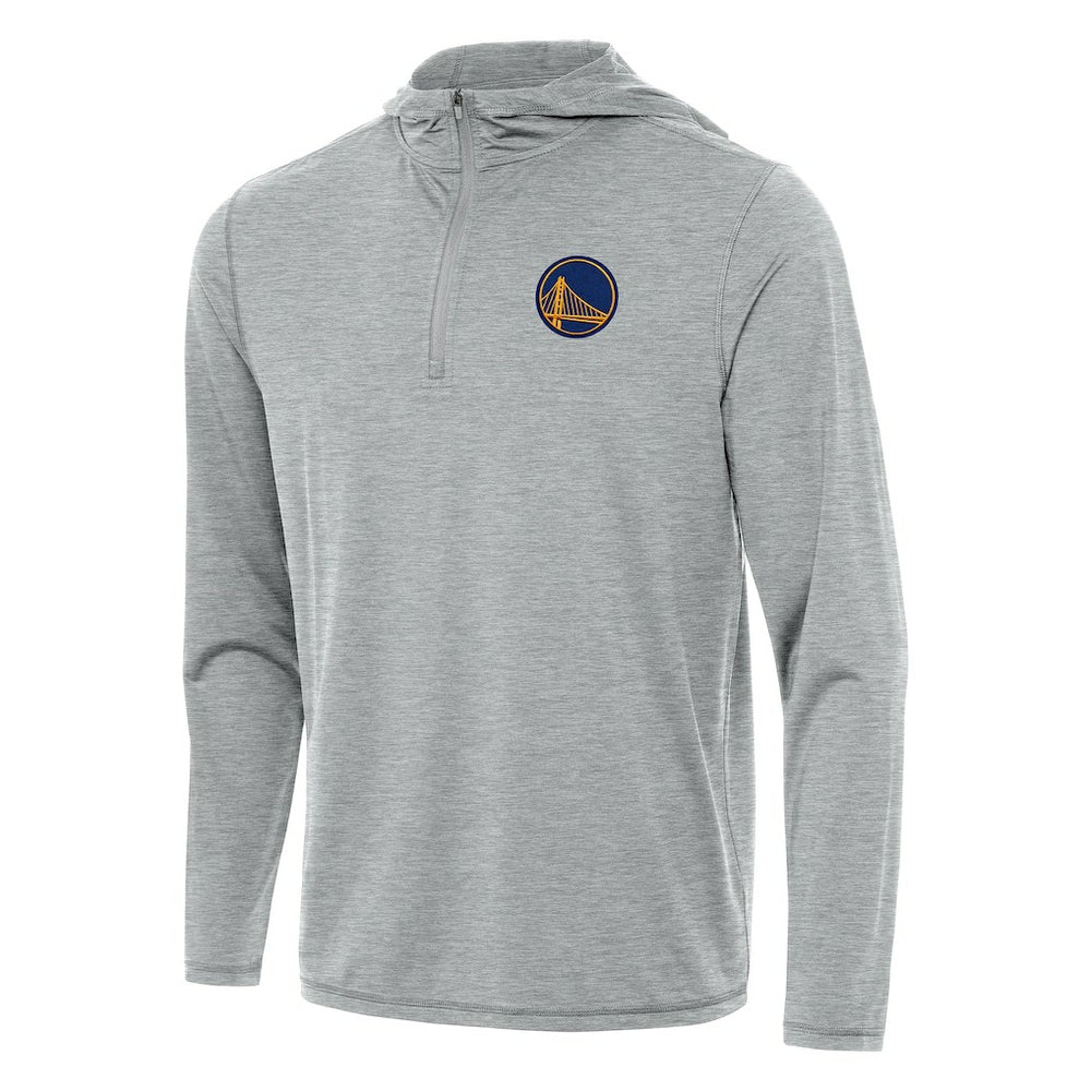 Golden State Warriors Antigua Tidy Quarter-Zip Hoodie sale - Heather Gray outlet