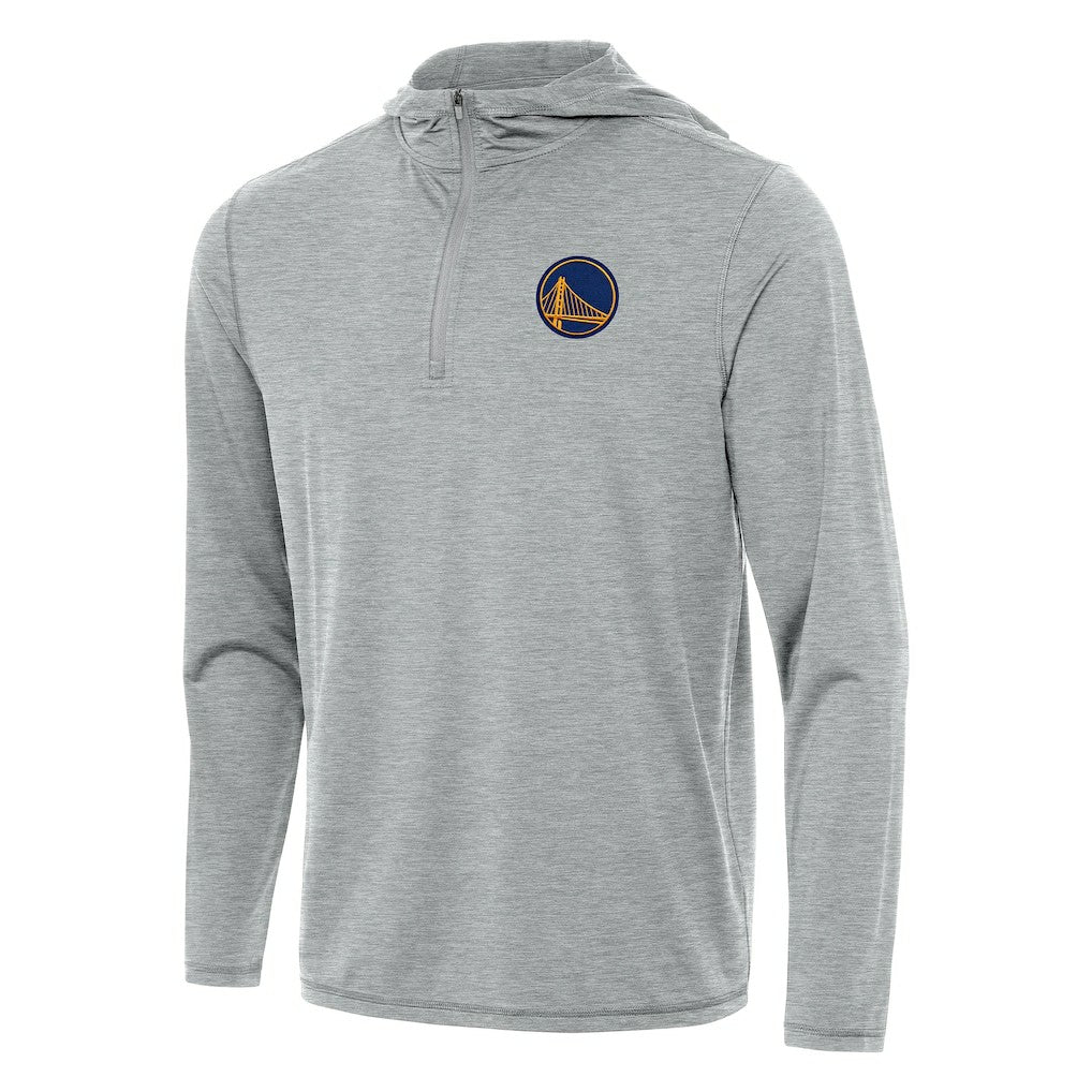 Golden State Warriors Antigua Tidy Quarter-Zip Hoodie sale - Heather Gray outlet