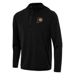 Indiana Pacers Antigua Tidy Quarter-Zip Hoodie - Heather Black shop
