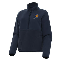 Indiana Pacers Antigua Women's Figure Half-Zip Pullover Sweatshirt - Navy outlet