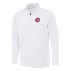Detroit Pistons Antigua Reprocess Quarter-Zip Top sale - White online