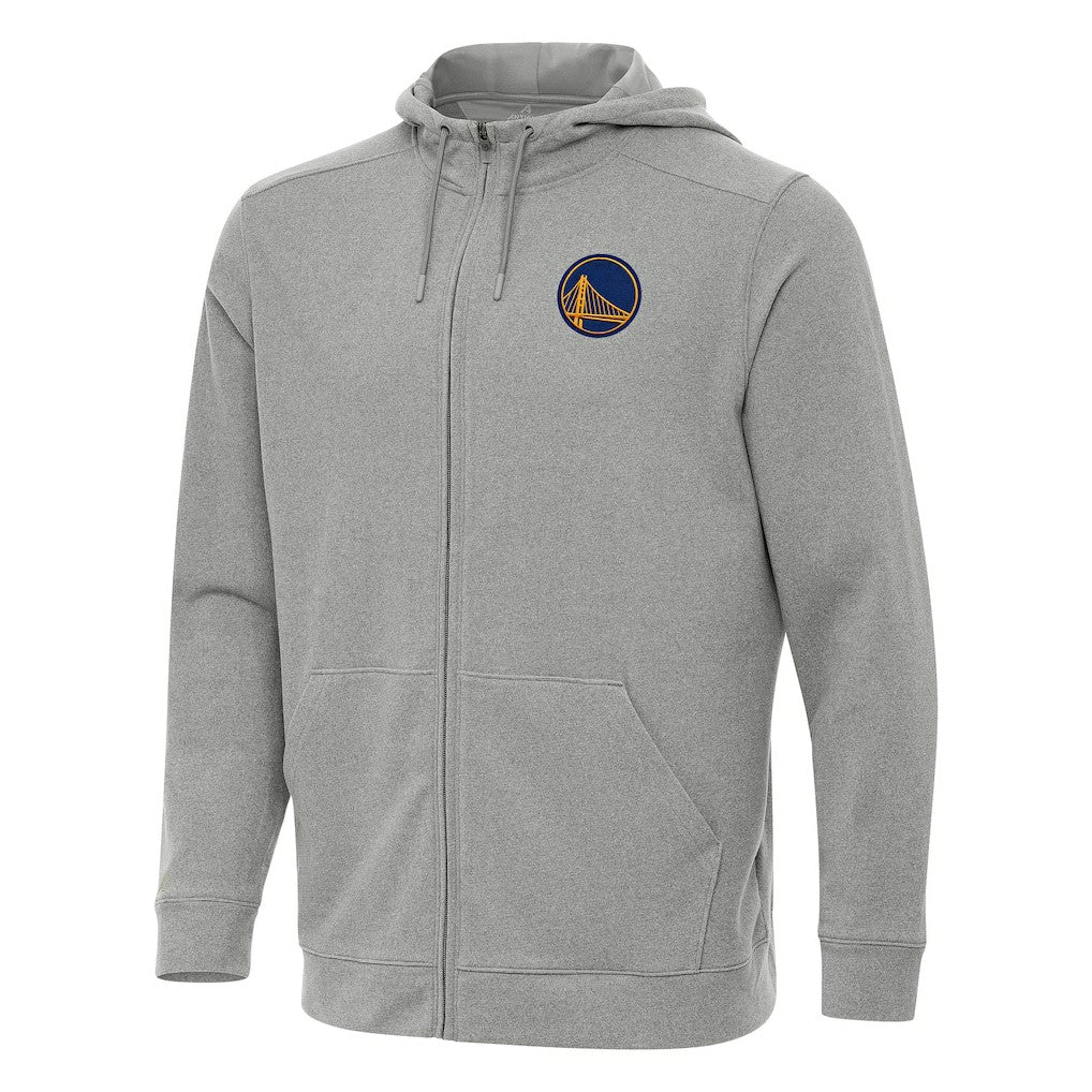 Golden State Warriors Antigua Effortless Full-Zip Hoodie Jacket sale - Heather Gray online