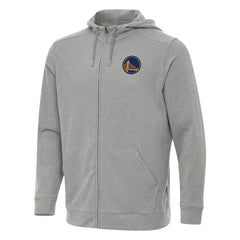 Golden State Warriors Antigua Effortless Full-Zip Hoodie Jacket sale - Heather Gray online