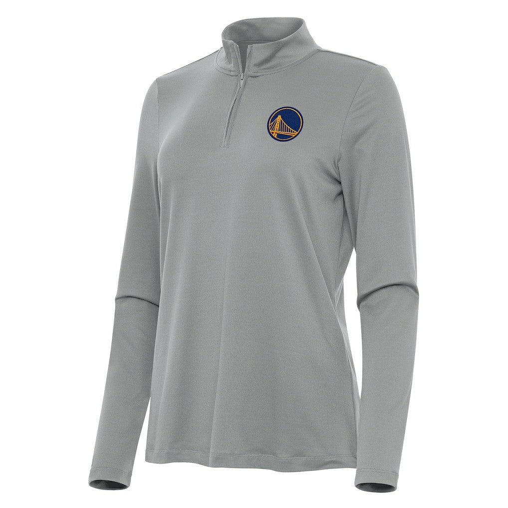 Golden State Warriors Antigua Women's Reprocess Quarter-Zip Top sale - Gray on sale