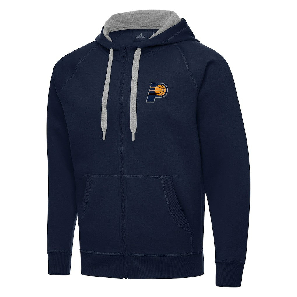 Indiana Pacers Antigua Big & Tall Victory Full-Zip Hoodie Jacket - Navy sale