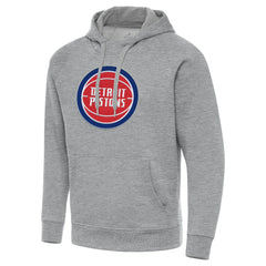 Detroit Pistons Antigua Big & Tall Victory Raglan Pullover Hoodie sale - Heather Gray online