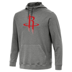 Houston Rockets Antigua Cloud Pullover Hoodie sale - Heather Black for sale
