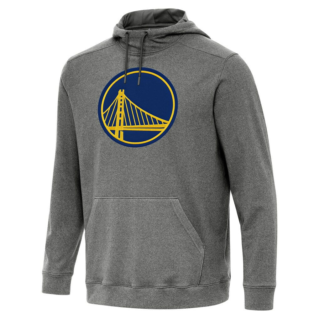 Golden State Warriors Antigua Cloud Pullover Hoodie sale - Heather Black cheap