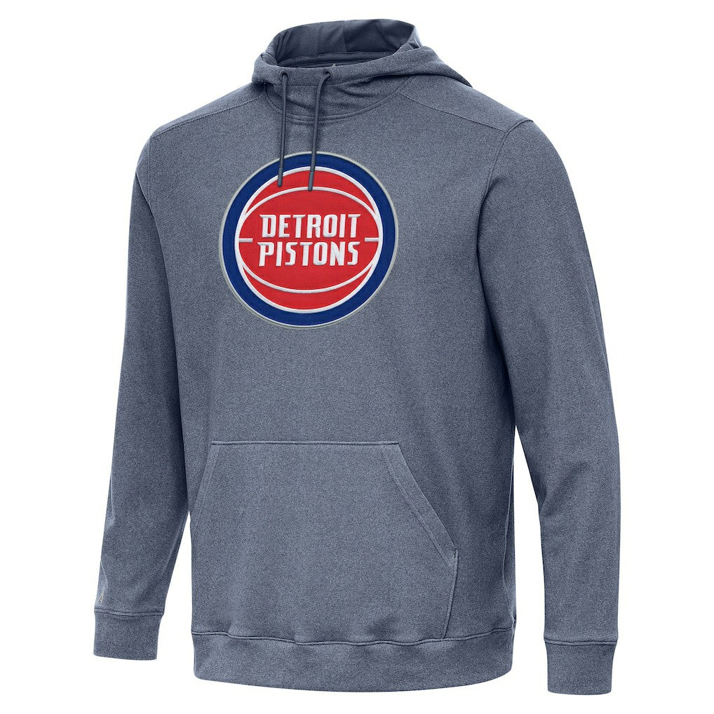 Detroit Pistons Antigua Cloud Pullover Hoodie sale - Heather Navy for sale
