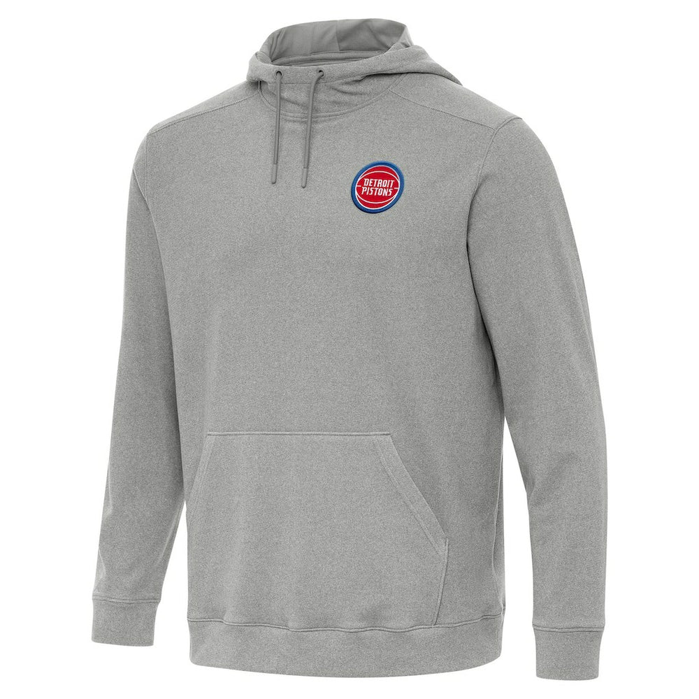 Detroit Pistons Antigua Cloud Pullover Hoodie sale - Heather Gray on sale