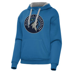 Minnesota Timberwolves Antigua Women's Victory Pullover Hoodie - Blue discount