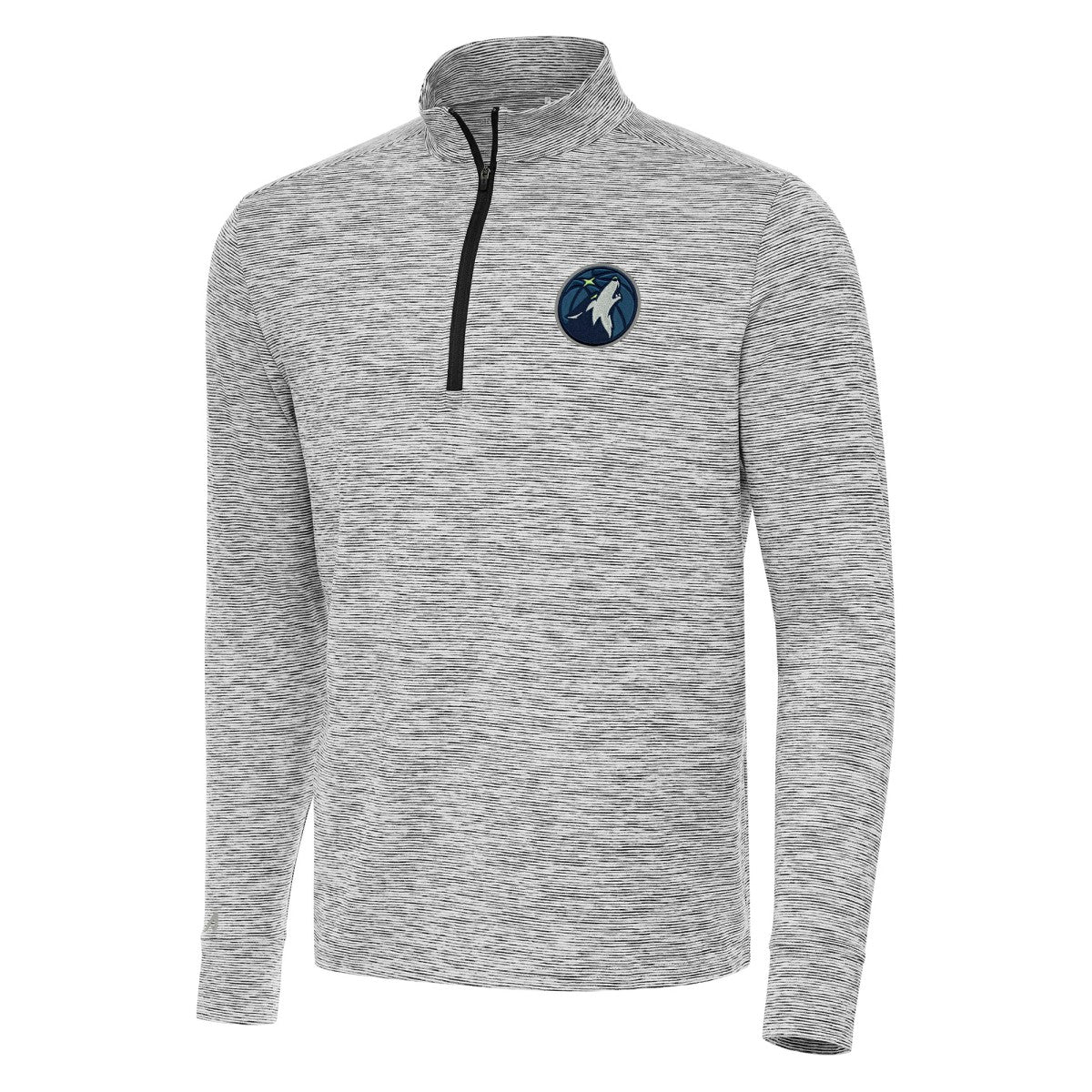 Minnesota Timberwolves Antigua Cause Quarter-Zip Top - Black shop