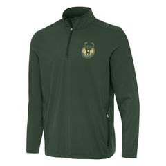 Milwaukee Bucks Antigua Perilous Quarter-Zip Sweatshirt - Hunter Green on sale