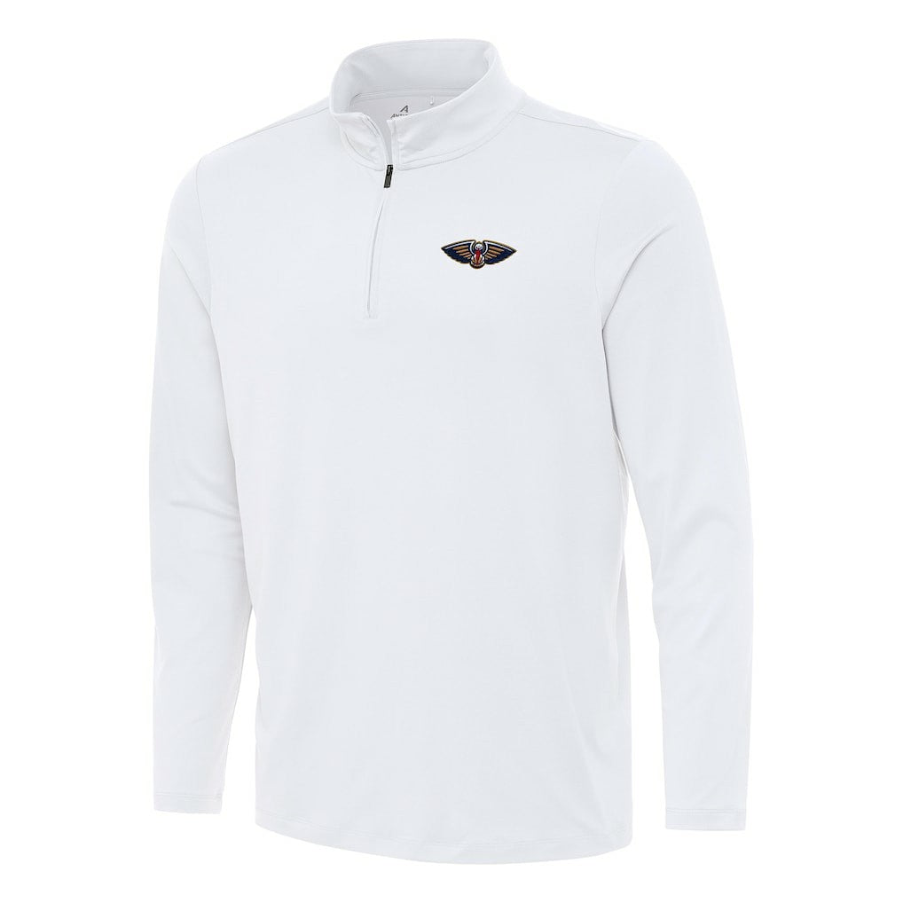 New Orleans Pelicans Antigua Reprocess Quarter-Zip Top - White shop